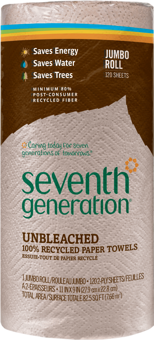 Buying the expensive single paper towel rolls