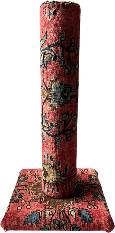 Vintage Persian Rug Remnant Cat Scratcher