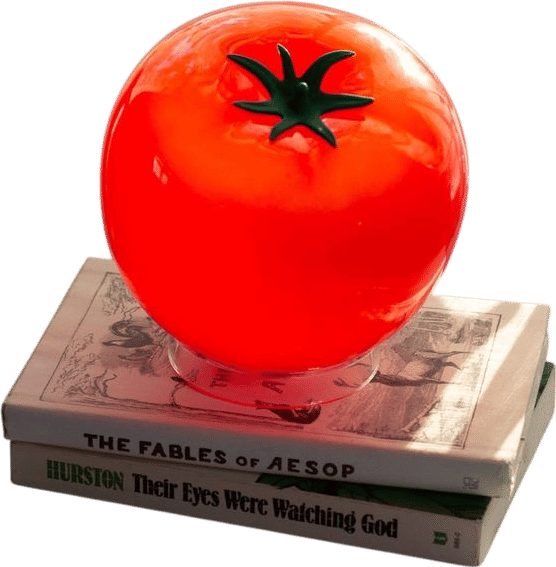 Glass LED Tomato Lamp