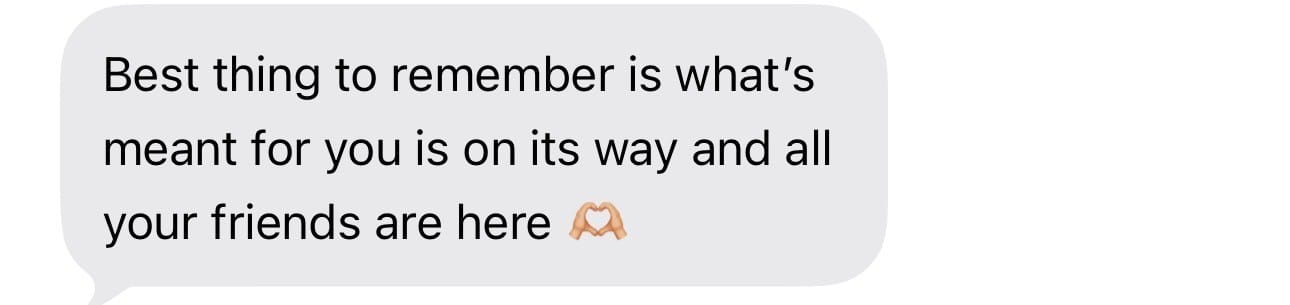 what’s meant for you is on the way