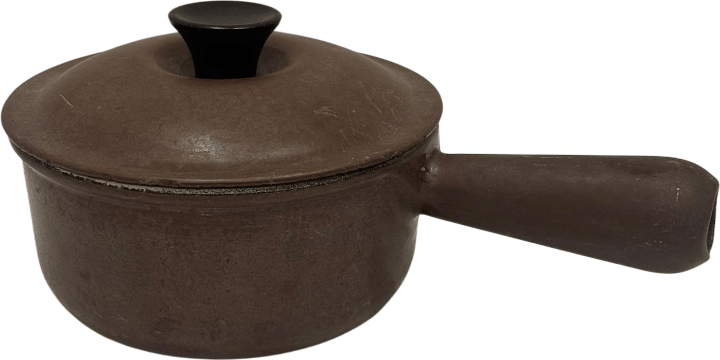 Vintage Le Creuset 14cm Saucepan (Brown)