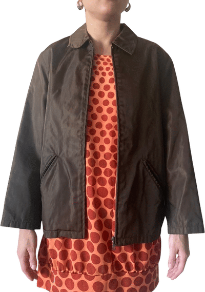Prada Brown and Khaki Lightweight Jacket