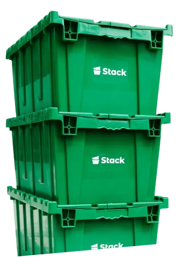 Stack Moving Boxes & Dollies For Rent