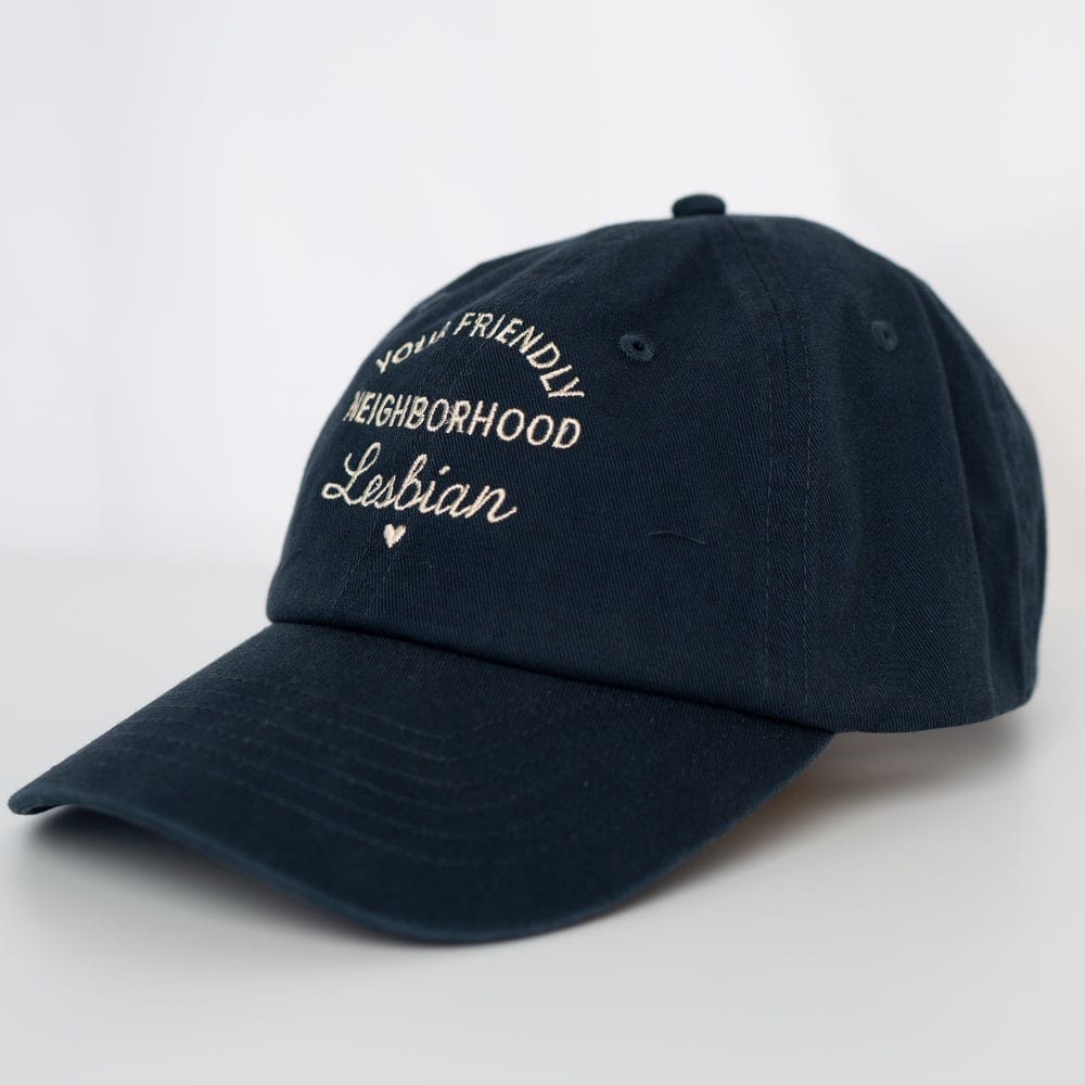 androgynous fox “your friendly neighborhood lesbian” maddy hat