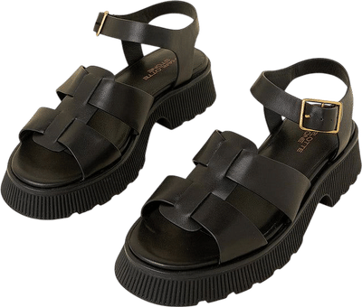 Henny Fisherman Sandal in Black