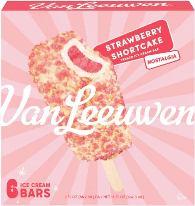Van Leeuwen Strawberry Shortcake Popsicle