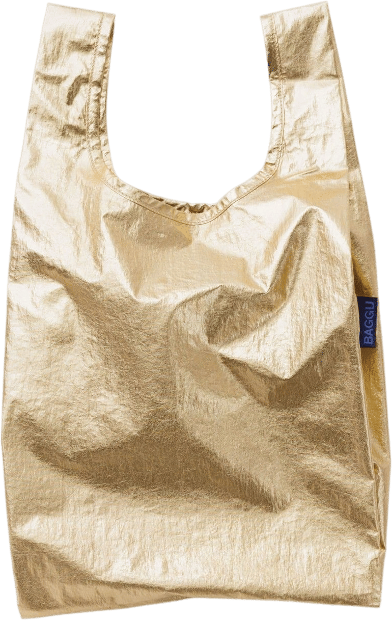 Baby Baggu Gold Metallic