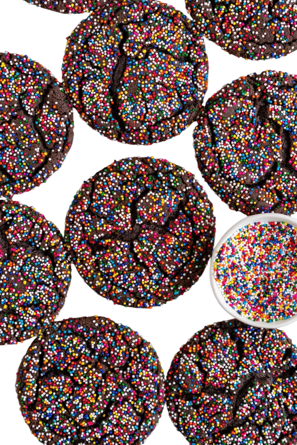 Cloudy Kitchen chocolate sprinkle cookies