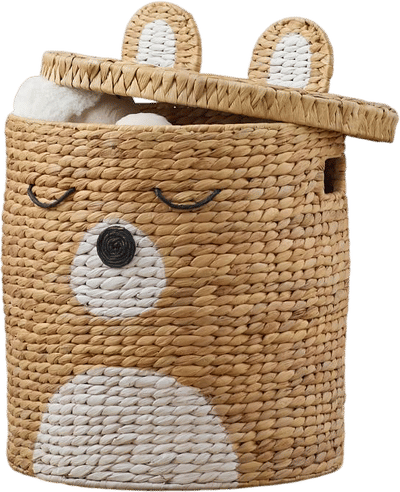Rattan Bear Basket