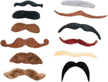 Self-Adhesive Mustache Assortment