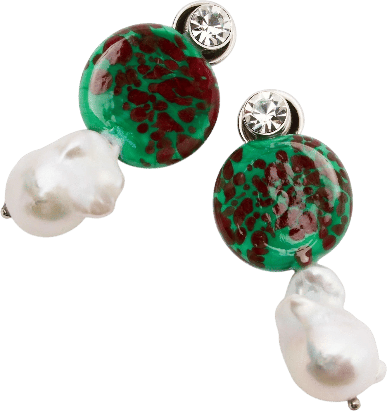 Dries Van Noten Embellished Drop Earrings