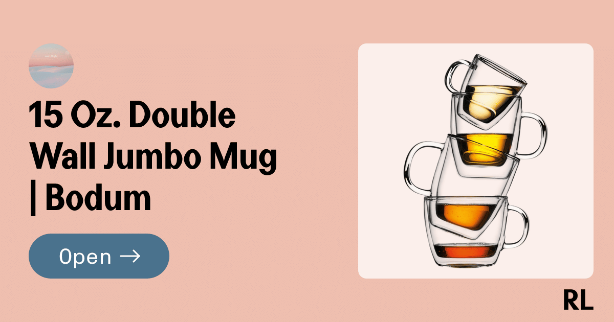 Drinking a Hot Beverage Out of a Bodum Mug