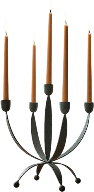 Pierce & Ward Verdigris Candelabra