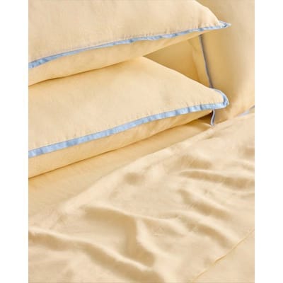 Linen Top Sheet - Butter