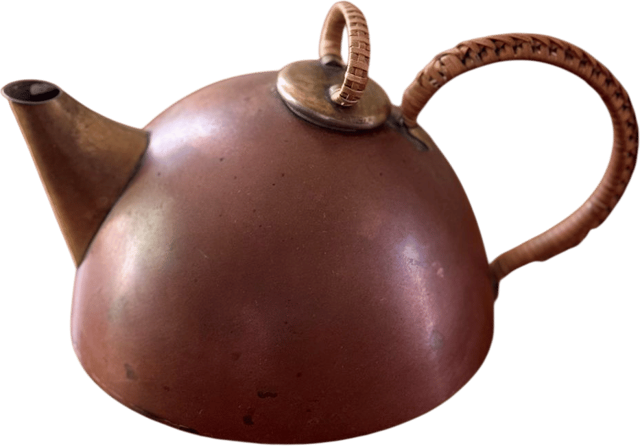 Austrian Modernist Copper Teapot
