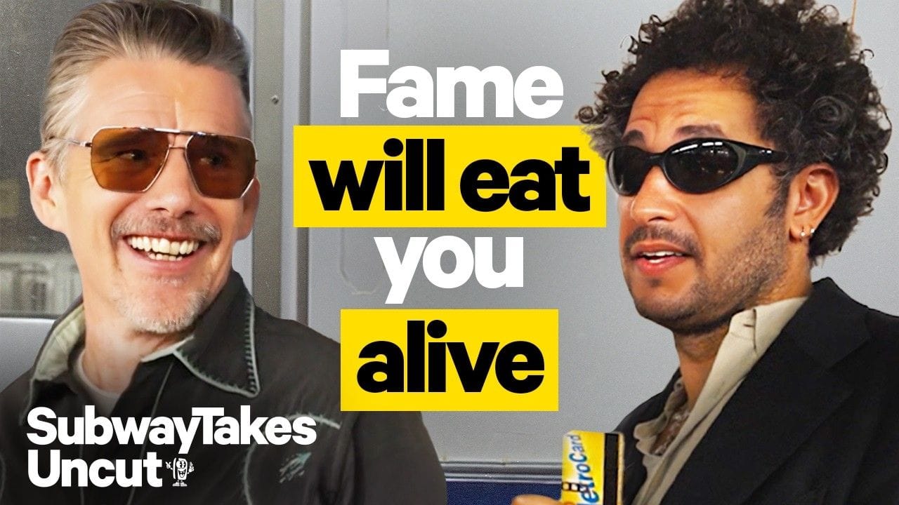 Ethan Hawke Dropping Gems on a Subway