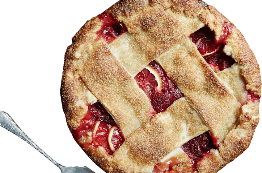 Strawberry lemon lattice pie