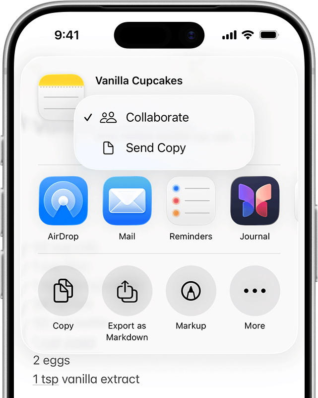 Sharing notes (on the app) with your friends!!
