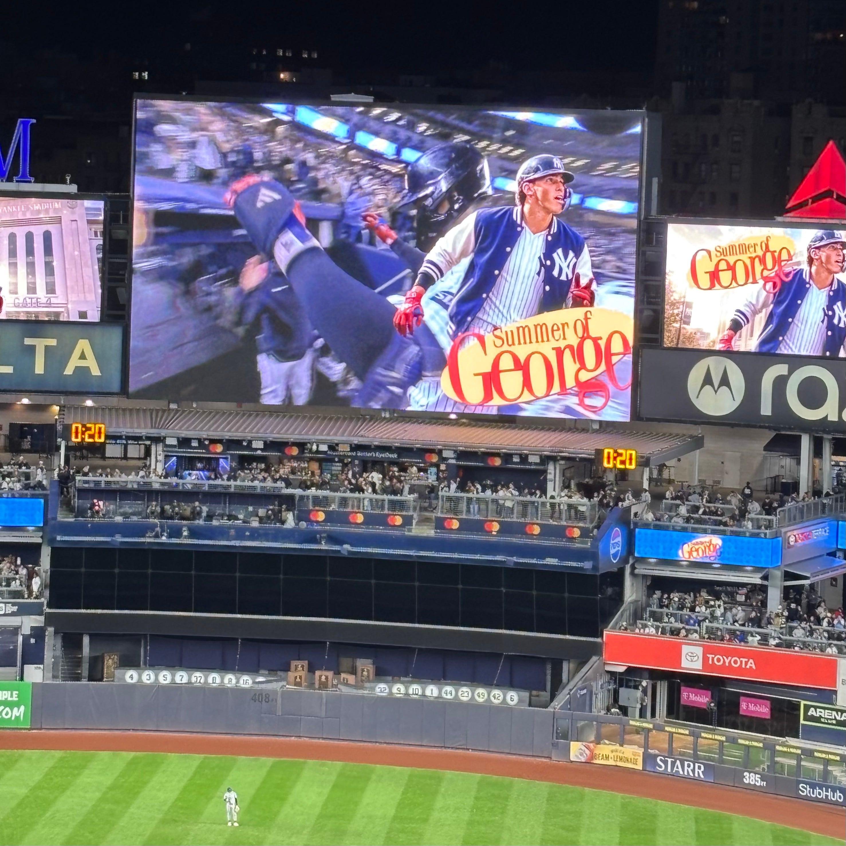 Yankee Stadium’s “Summer of George” Logo