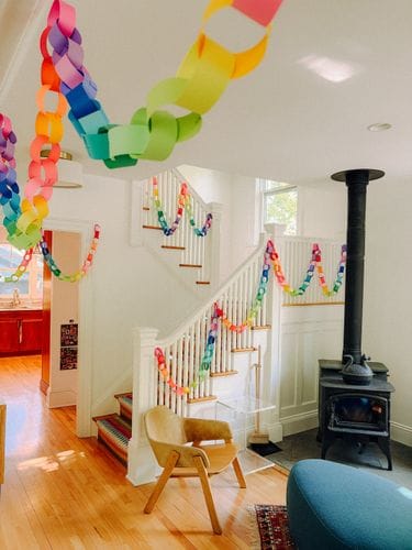 handmade paper chains