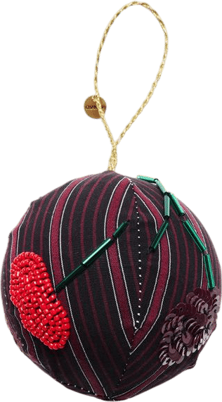 Garden Ornament Black Stripe