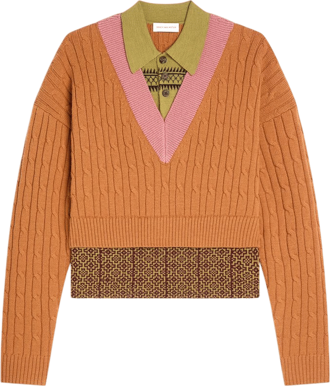 Layered Wool Sweater
