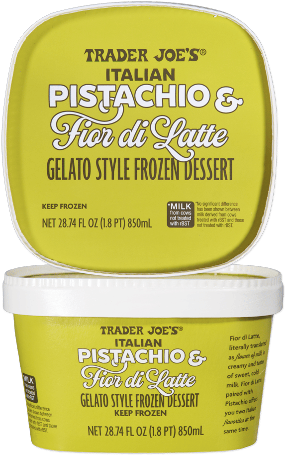Italian Pistachio & Fior di Latte Gelato Style Frozen Dessert