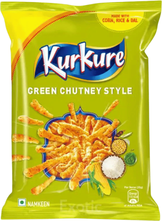 kurkure green chutney style chips