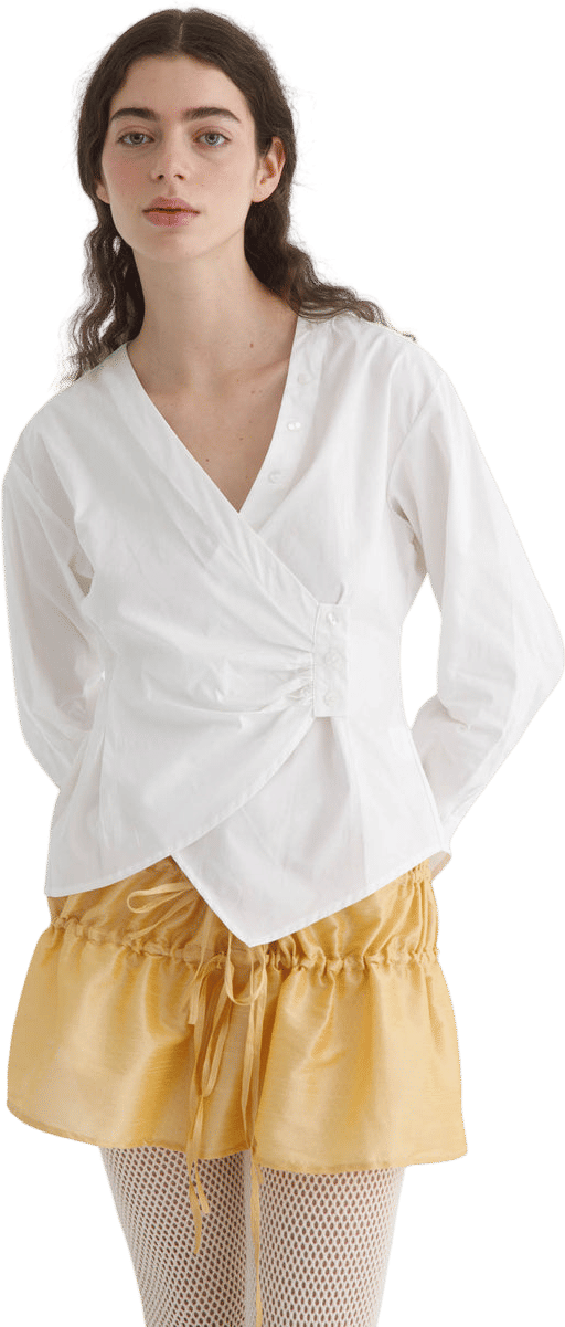 Alameda Qiang Wrap Blouse