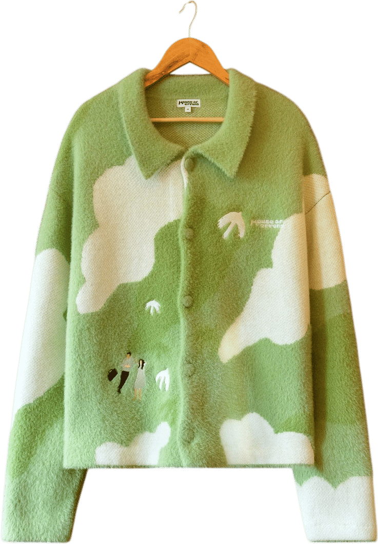 house of errors: birds eye view cardigan