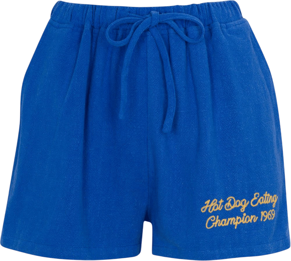 Hot Dog Eating Champion Drawstring Shorts