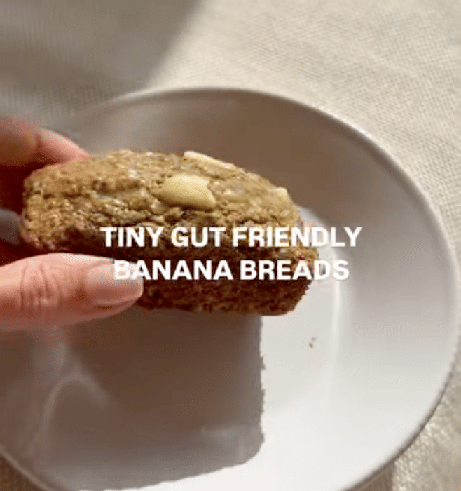 Gut friendly banana bread