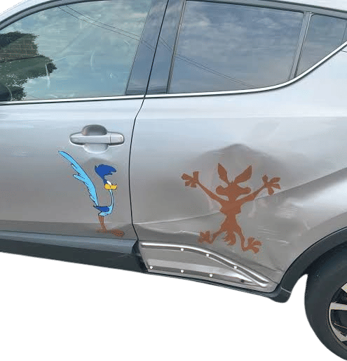 Dent stickers