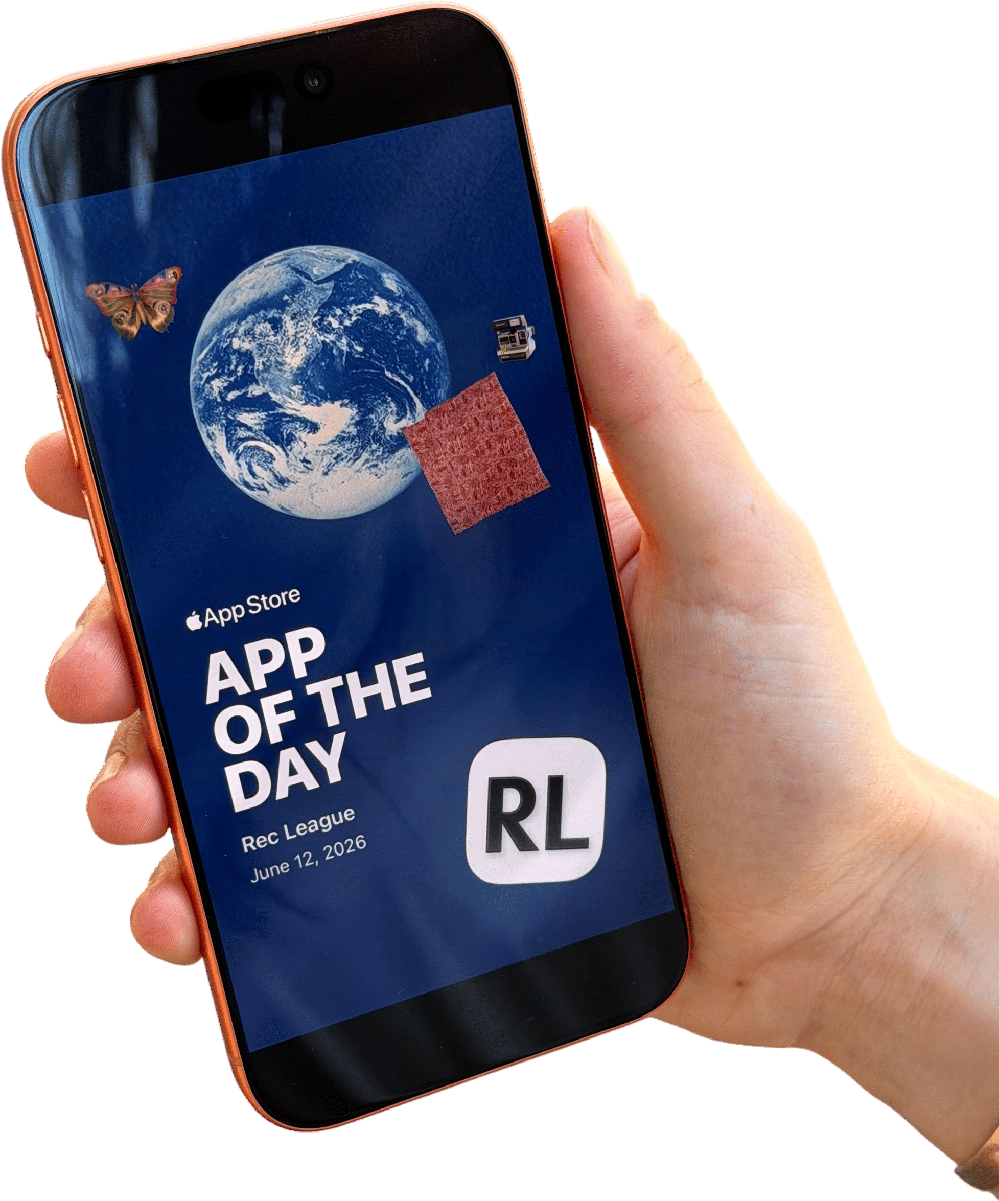REC LEAGUE IS APP OF THE DAY ON THE APPLE APP STORE