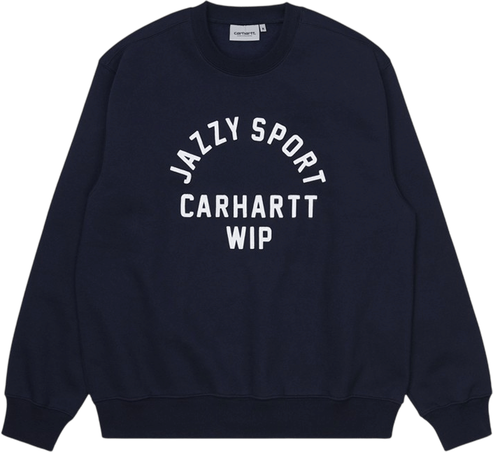 Carhartt WIP x Jazzy Sport Sweatshirt (Dark Navy/White)