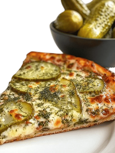 Pickles on Pizza