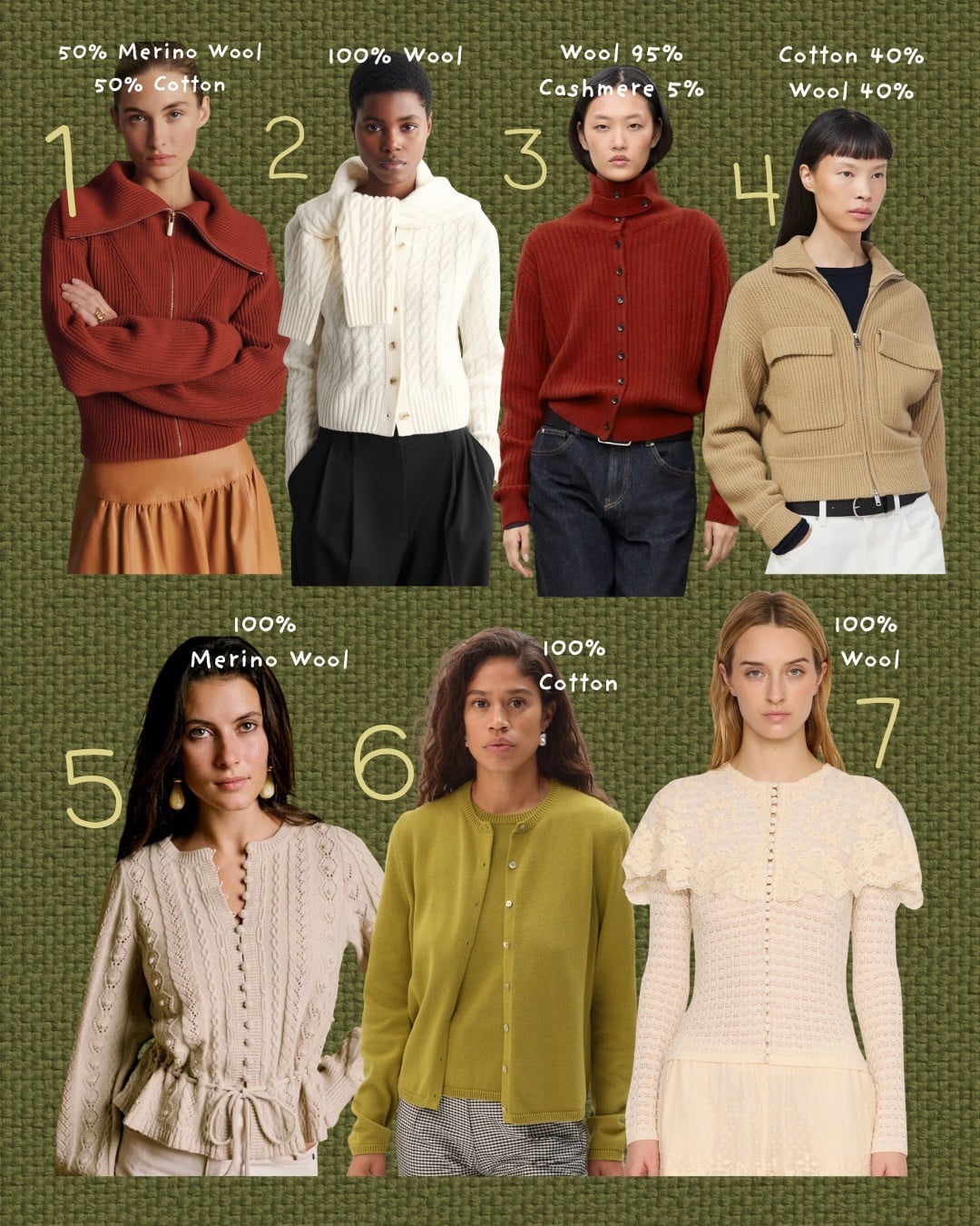 Fall Wool Knitwear in my wishlist 🧶☕️