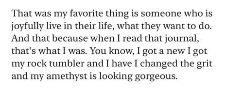 The concept of “Joyful Losers”- Paula Pell
