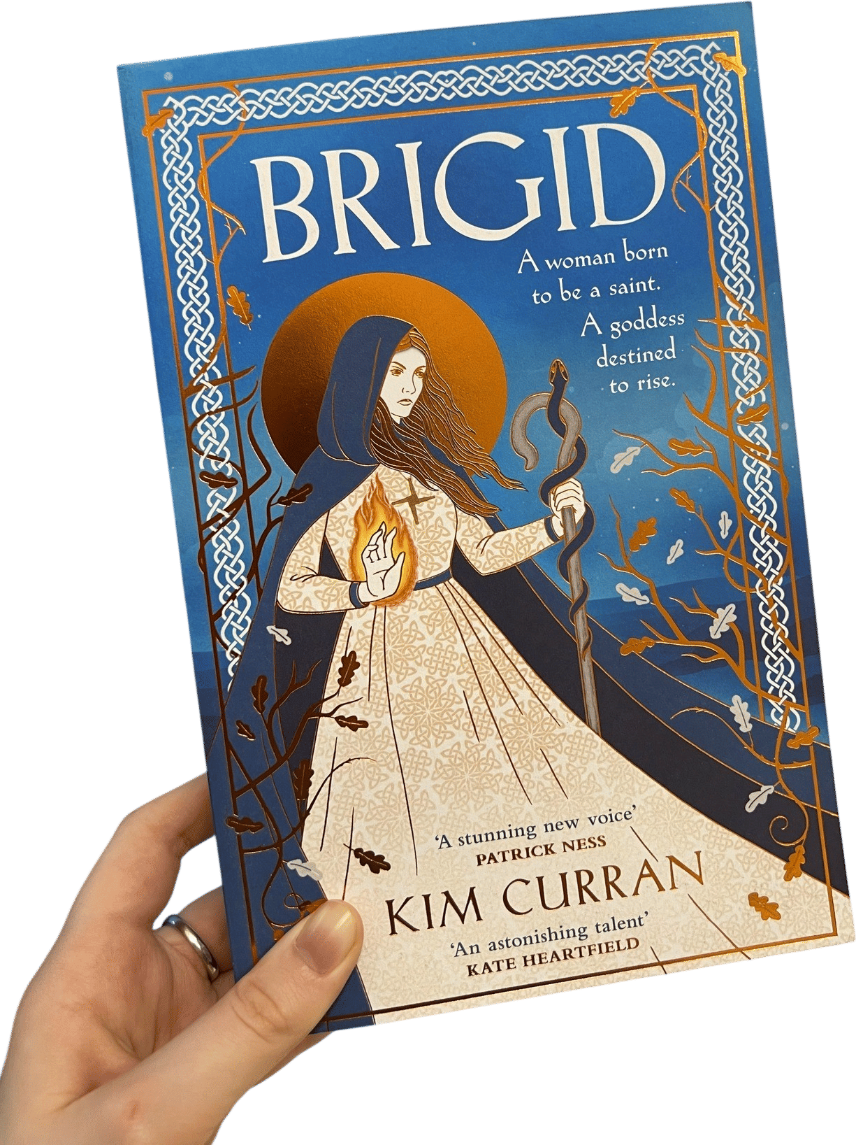 "Happy publication day to Brigid by Kim Curran! The perfect book to pick up for the bank holiday weekend ☘️  In a wild, ancient grove at the edge of winter, a desperate girl prays to the gods for her freedom. None have ever listened to Brigid’s prayers. But this time, a goddess answers . . . with a vision that will transform Brigid’s path forever. The new Christian god is coming, a faith that Brigid can bend to her will, building a sanctuary for other powerless women. But power, like a flame, consumes as it grows. As Brigid rises, challenging kings, defying bishops, her enemies draw closer. What – or who – will she sacrifice to hold on to her legacy?  Out in all good bookshops now 📚"