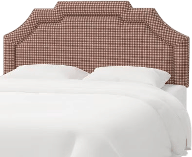 Willow Headboard in Whitaker Gingham Berry