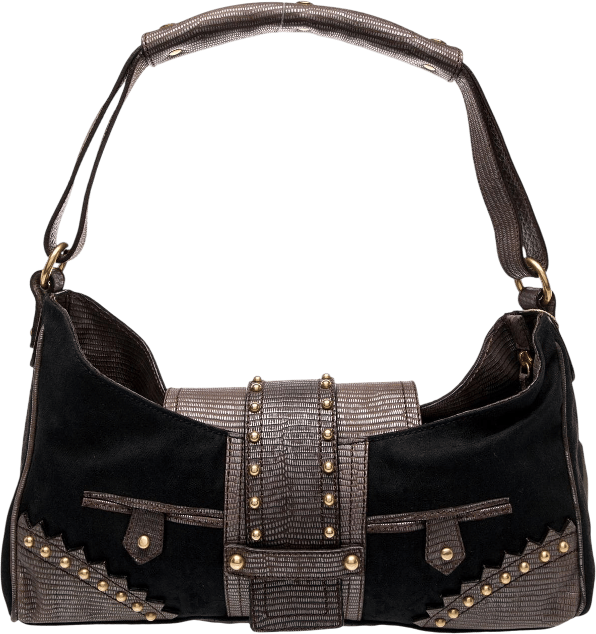 Gianfranco Ferre Colorblock Shoulder Bag