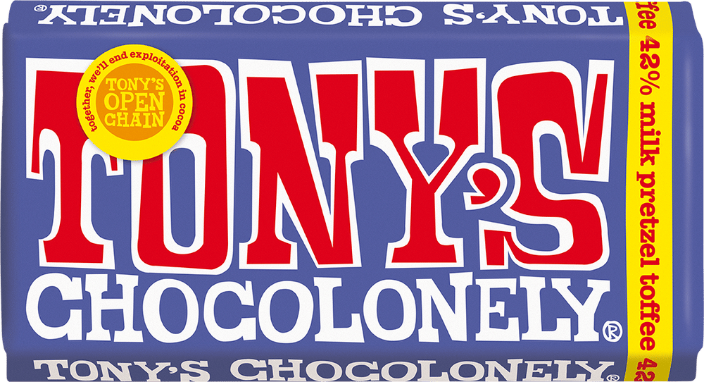 tony’s chocolonely pretzel toffee