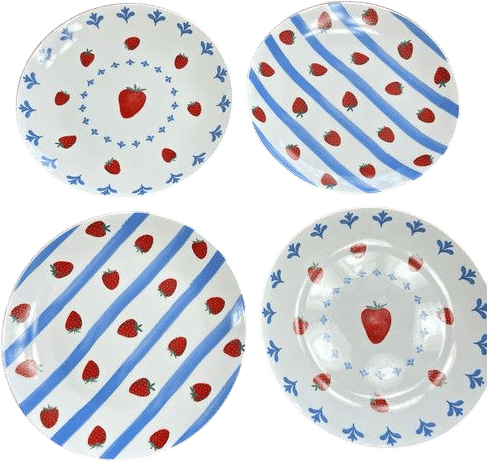 Strawberry Plates