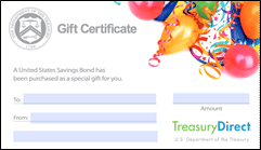 US Savings Bonds as a baby gift
