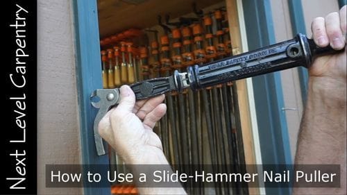 How to Use a Slide Hammer Nail Puller