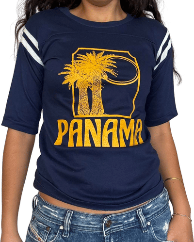Vintage 1970s Panama Palm Tree Graphic Tee