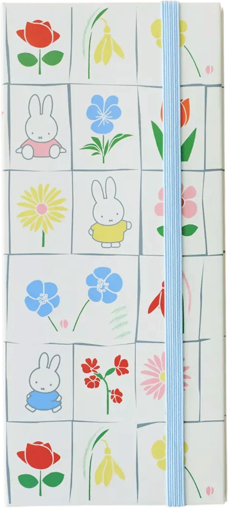 Miffy Floral UO Exclusive Sticky Note Folio Set