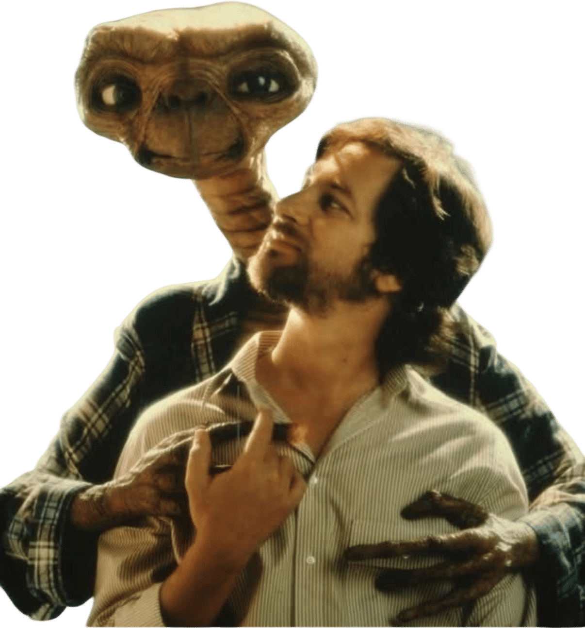 Steven Spielberg's hilarious photoshoot with E.T.