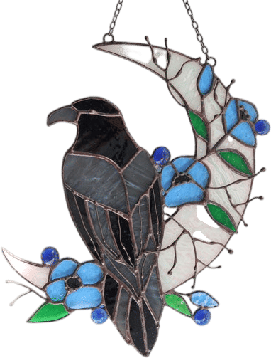 Raven suncatcher