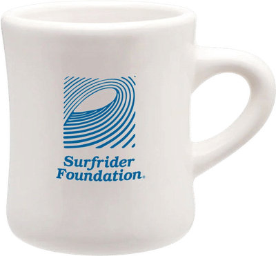 Vintage Surfrider Logo Diner Mug